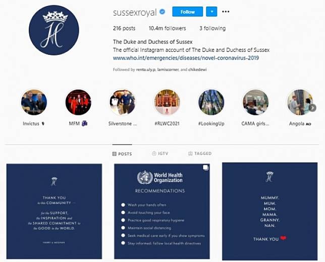 Meghan Markle dan Pangeran Harry Tak Mau Aktif Lagi di Instagram karena Hal Ini